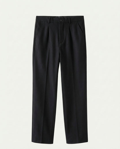 Men's Straight Leg Chino Trousers - Black