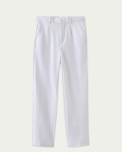 Men's Straight Leg Chino Trousers - White