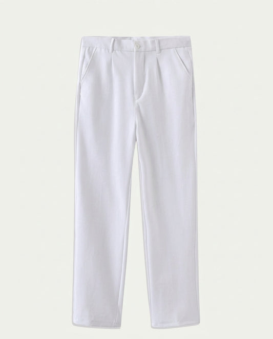 Men's Straight Leg Chino Trousers - White