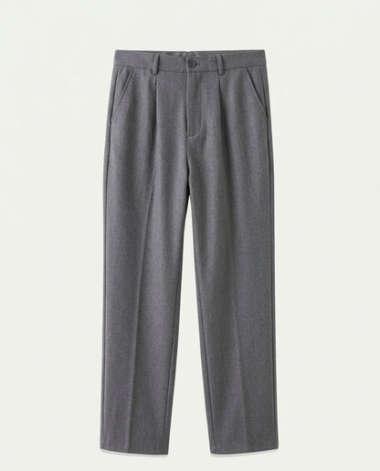Men's Straight Leg Chino Trousers - Grey