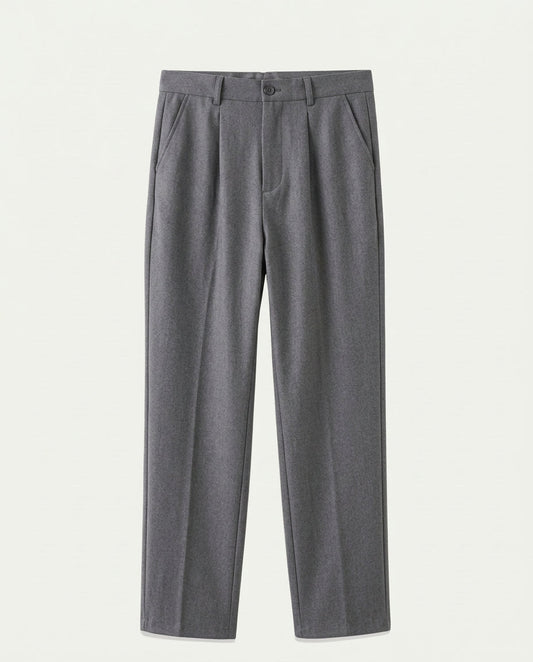 Men's Straight Leg Chino Trousers - Grey