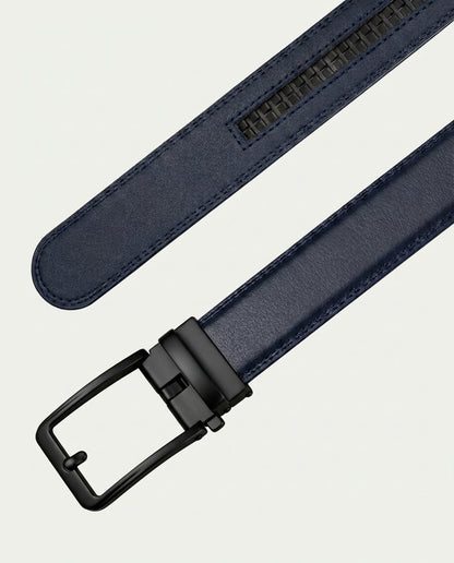 Men's Ratchet Belt - No Holes, Automatic Buckle - Navy