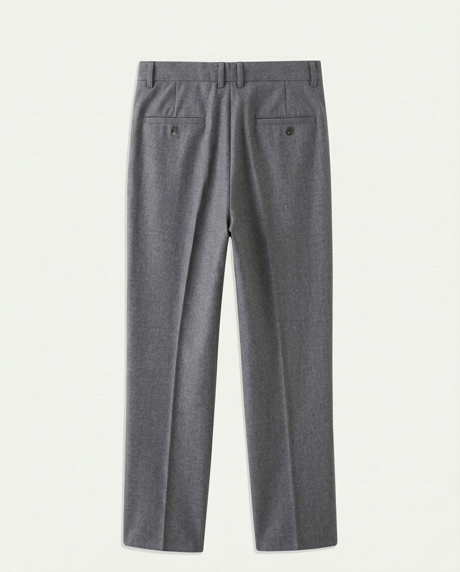 Men's Straight Leg Chino Trousers - Grey