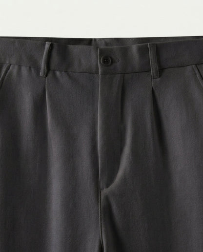 Men's Straight Leg Chino Trousers - Black