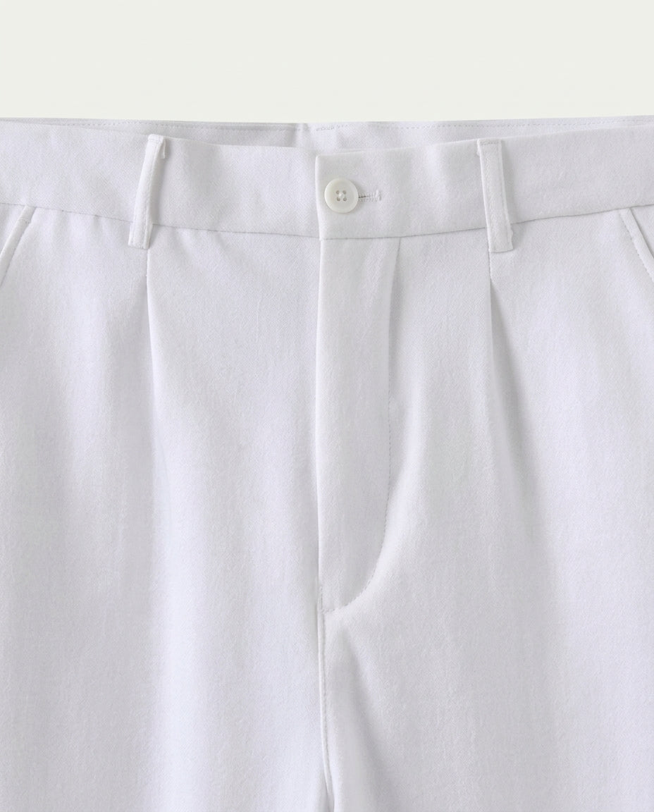 Men's Straight Leg Chino Trousers - White
