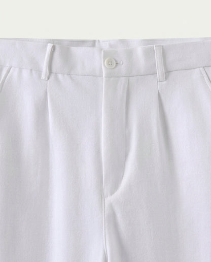 Men's Straight Leg Chino Trousers - White